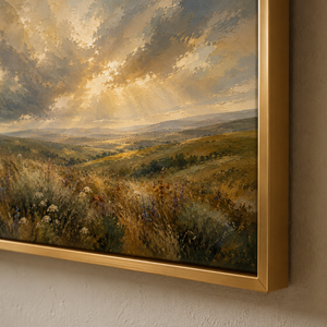 Golden Meadows | Landscape Wall Art